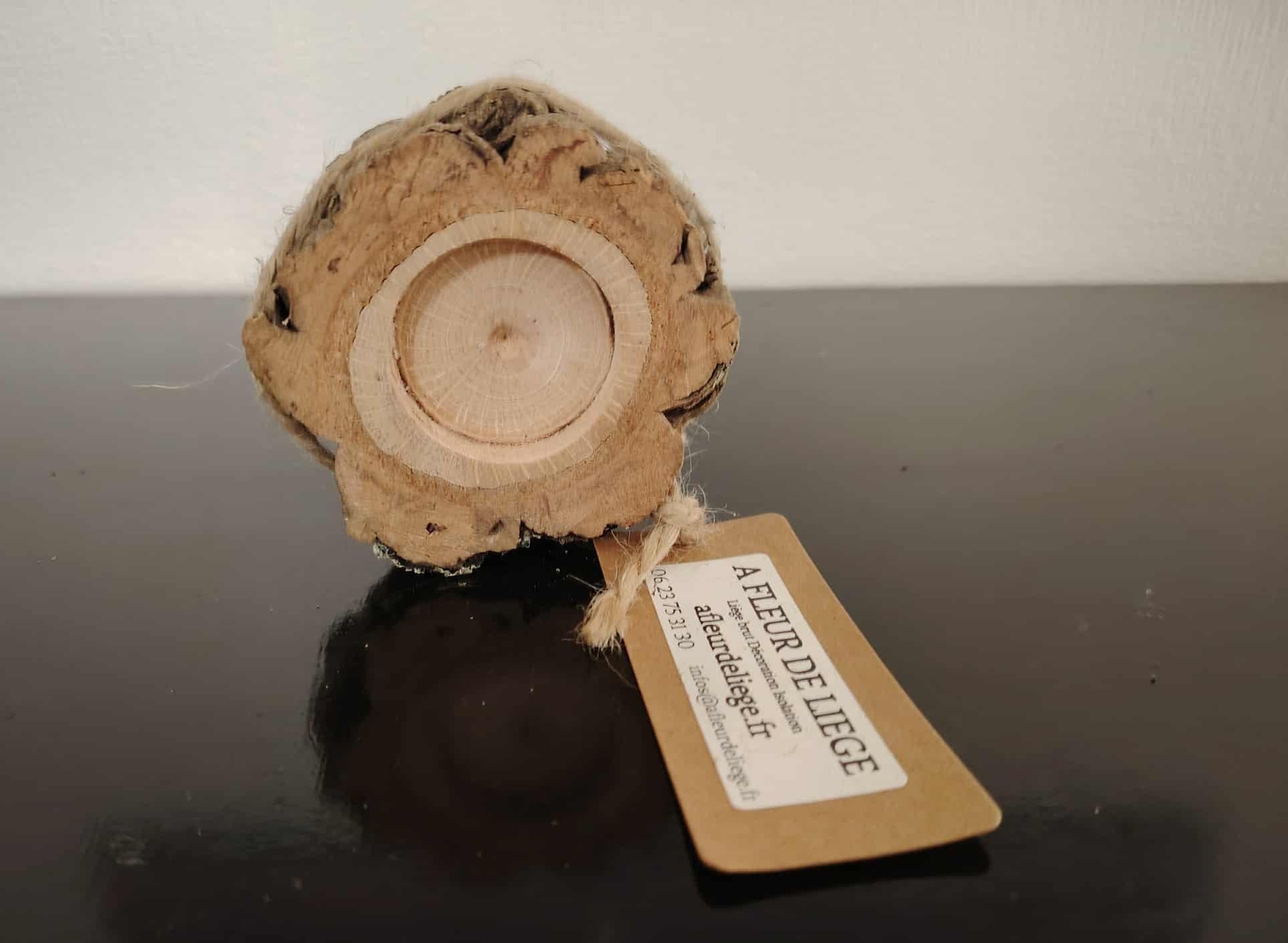 Bougeoir en liège - Elégance naturelle et éco-responsable