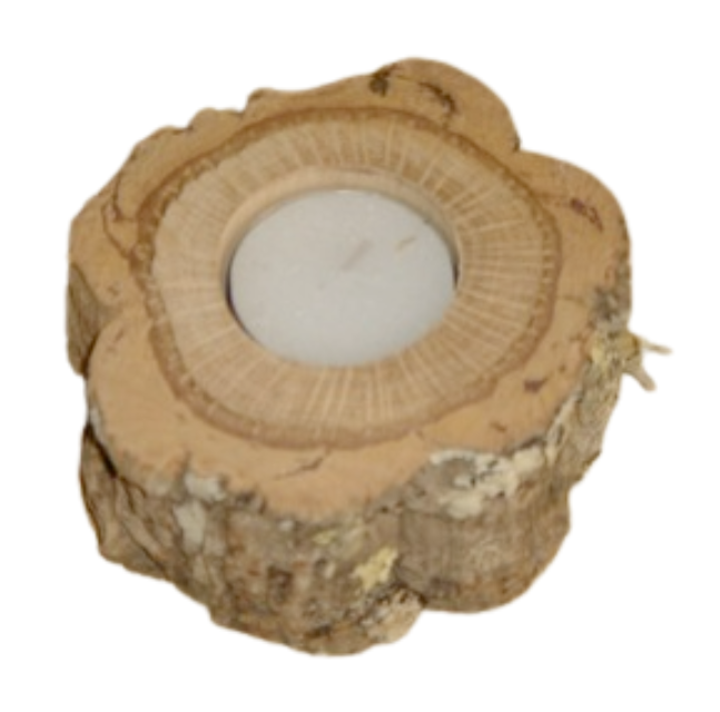 Bougeoir en liège - Elégance naturelle et éco-responsable