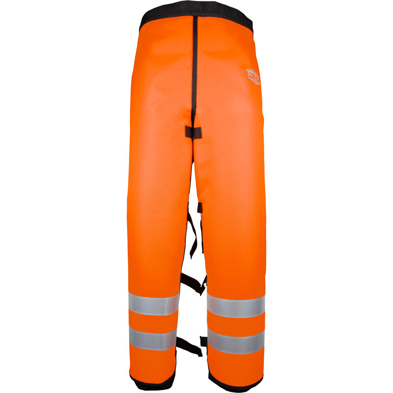 Jambière de débroussaillage Haute Visibilité orange SOLIDUR