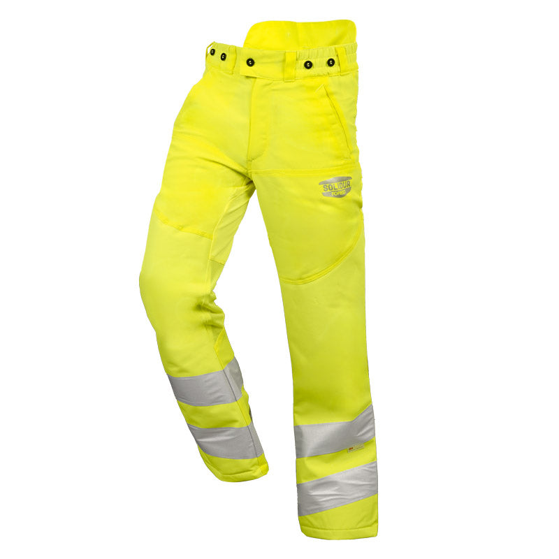 Pantalon débroussaillage Haute Visibilité SOLIDUR