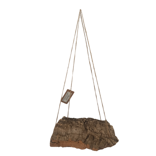 Balançoire plaque de liege brut